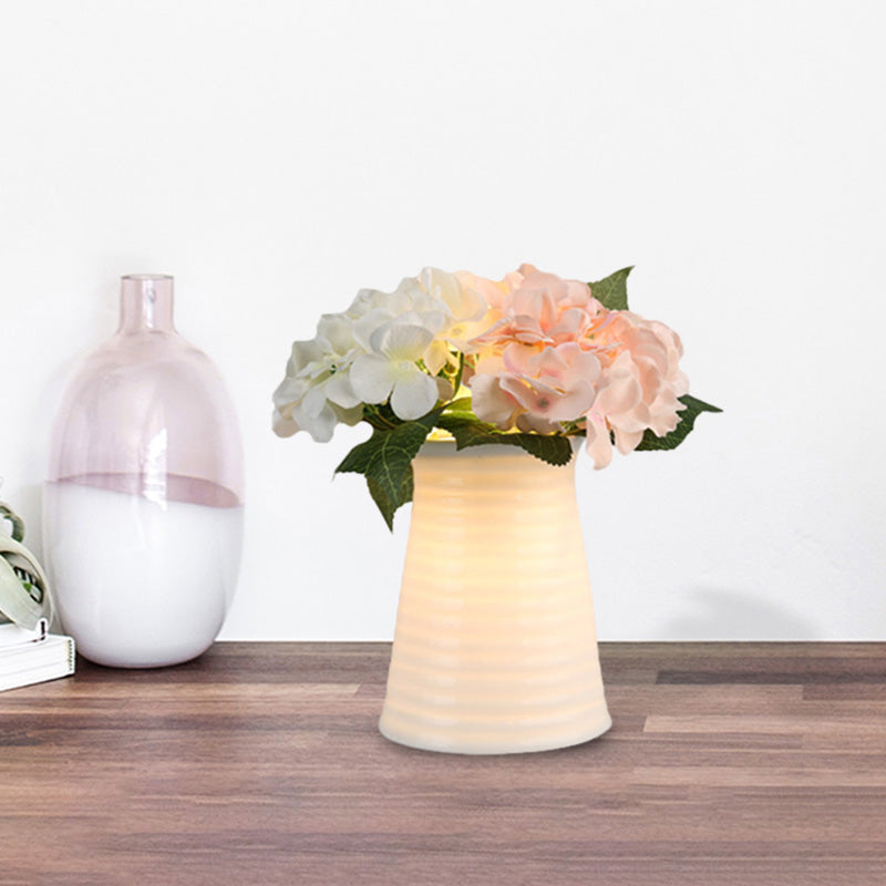 Lampe de Nuit Élégante en Verre pour Chambre à Coucher
