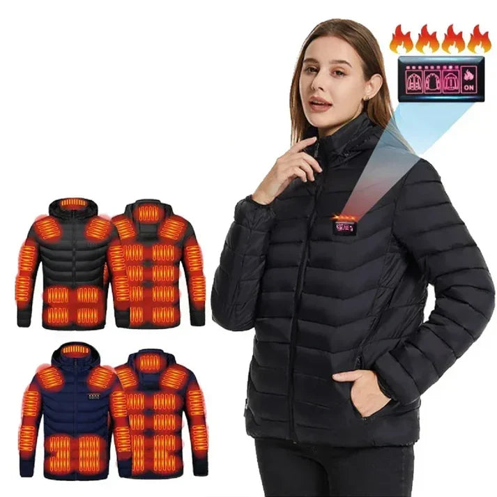 Veste électrique autochauffante à 21 zones