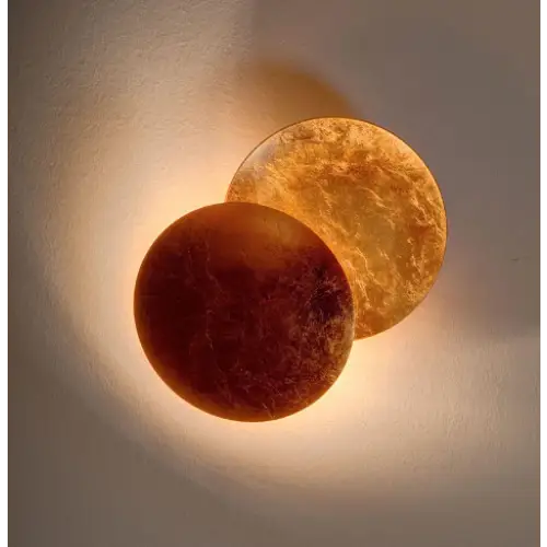 Applique murale design scandinave LED forme éclipse