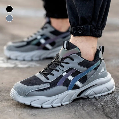 Chaussures de sécurité à semelle résistante à la pénétration gris