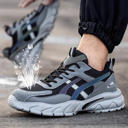 Chaussures de sécurité à semelle résistante à la pénétration gris