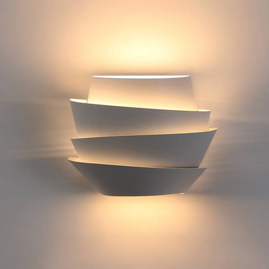Lampe Murale Design Nordique avec Éclairage Double en Métal - Santeova