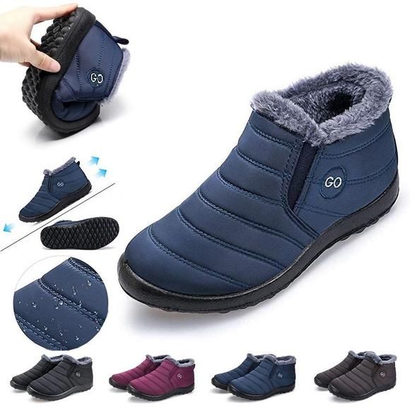 Chaussures d'hiver antidérapantes isolantes