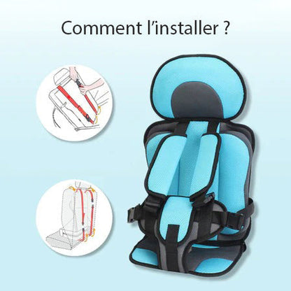 Siège auto de sécurité portable pour enfant