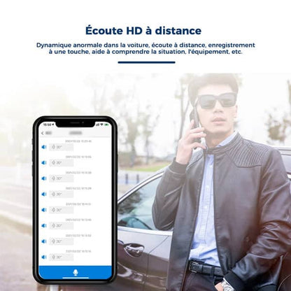 Mini traqueur GPS portable avec micro intégré et suivi en temps réel