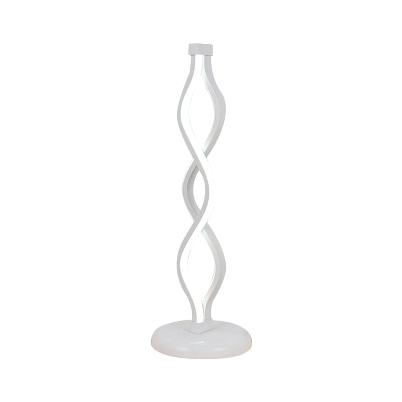 Lampe de table LED spirale design moderne
