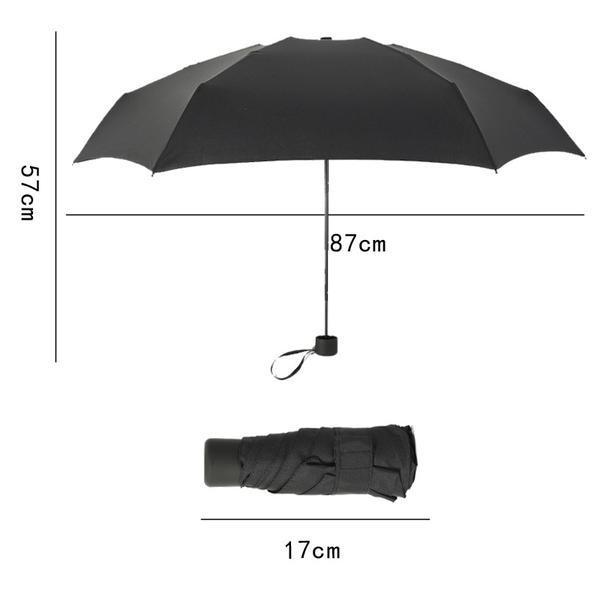 Parapluie de voyage compact résistant renforcé