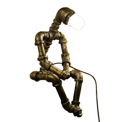 Lampe de table design robot moderne LED