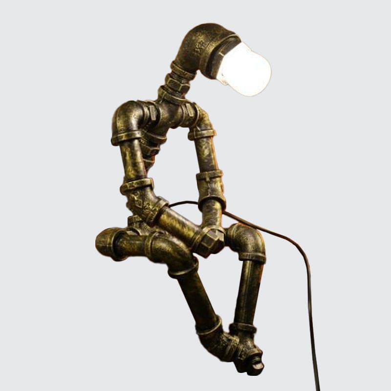 Lampe de table design robot moderne LED