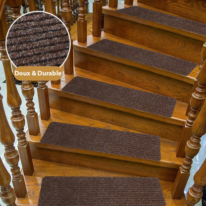 Tapis d'escalier antidérapant autocollant lot de 15 pièces