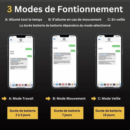 Mini traceur GPS étanche avec micro pour voiture et moto