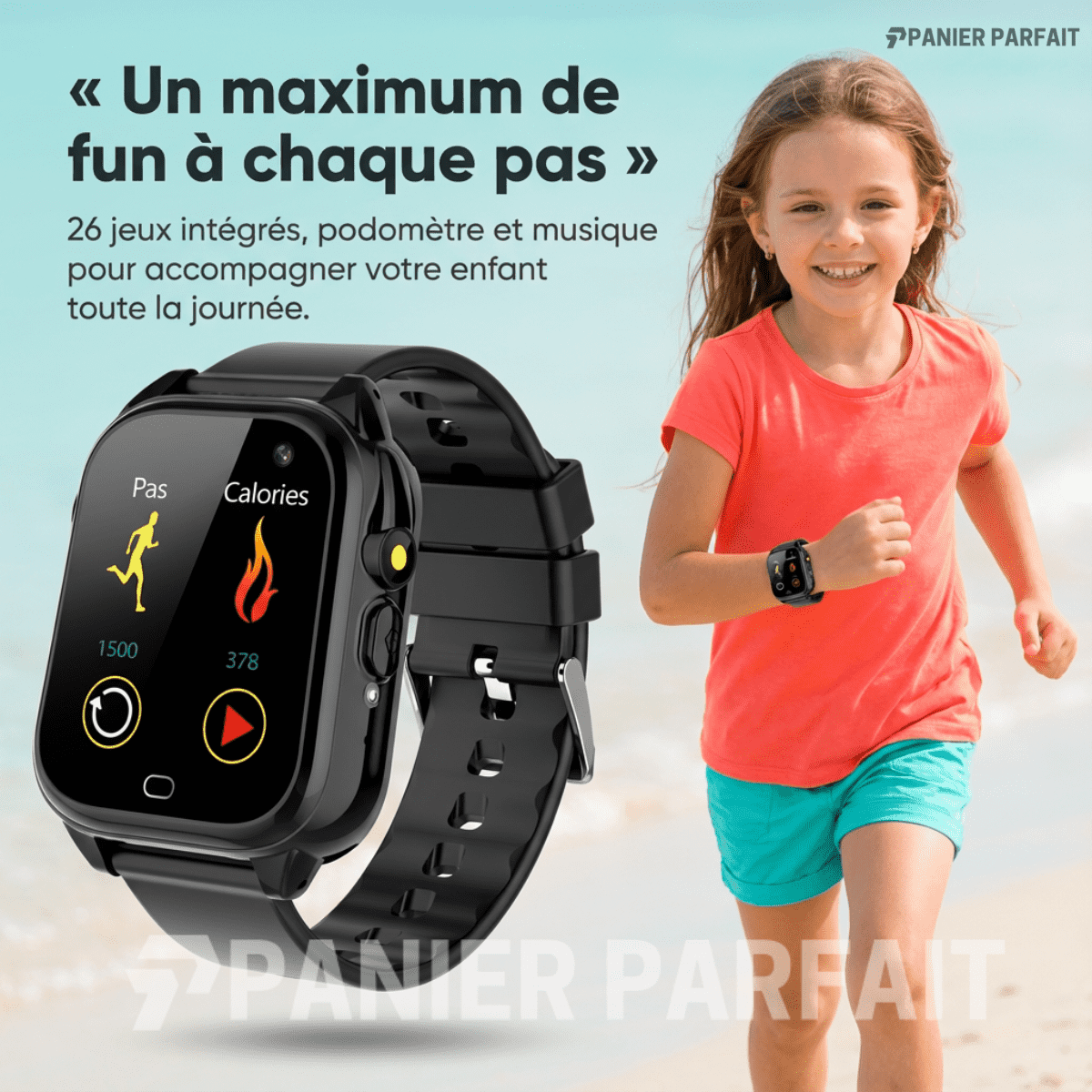 Montre intelligente étanche pour enfants