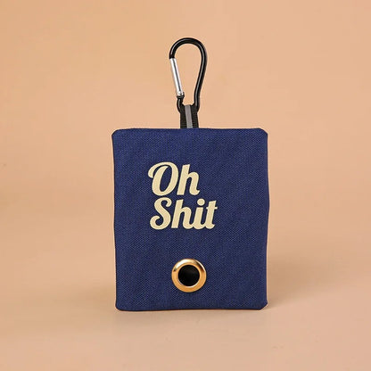 Porte-sac élégant pour chien en tissu résistant