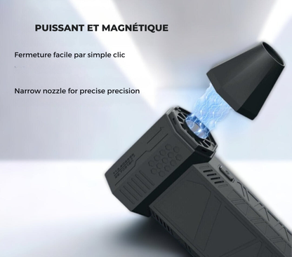Souffleur d'air portable à moteur puissant TurboJet