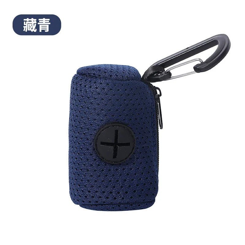 Porte-sac élégant pour chien en tissu résistant