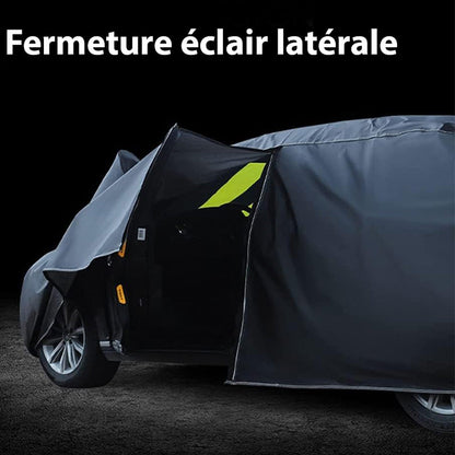 Housse de voiture étanche à bandes réfléchissantes protection UV