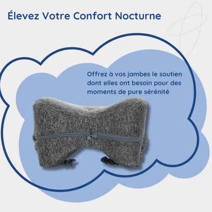 Oreiller orthopédique de soutien en mousse pour jambes