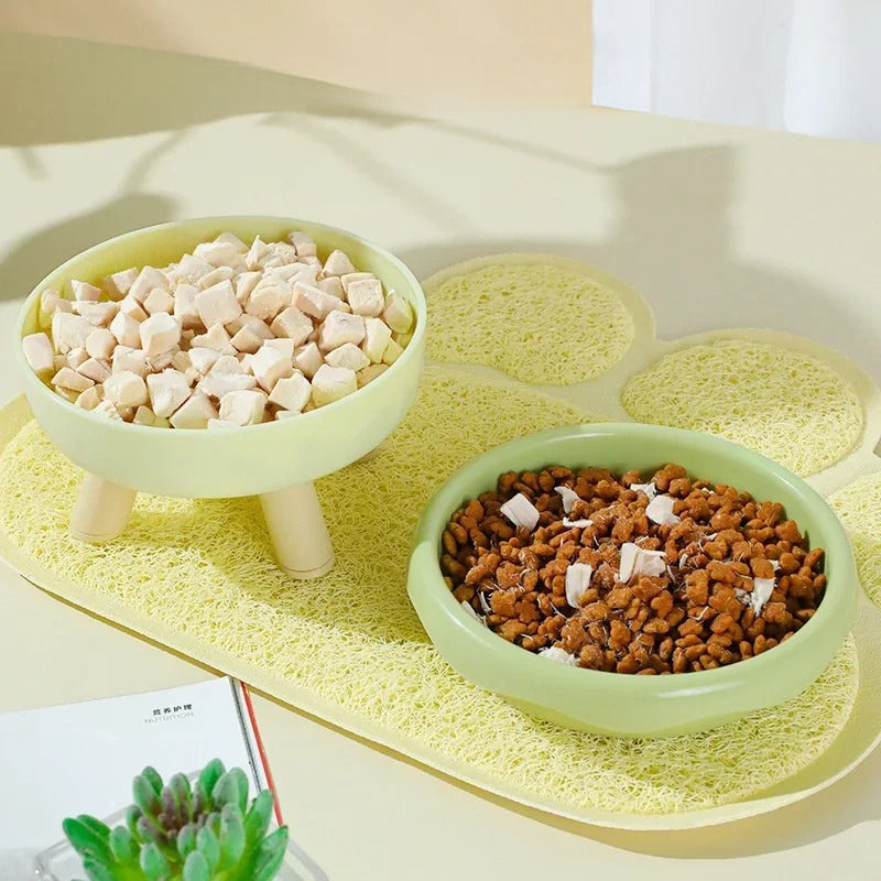Gamelle ronde en acier inoxydable pour animaux