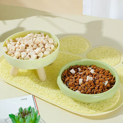 Gamelle ronde en acier inoxydable pour animaux