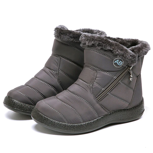 Bottes imperméables antidérapantes à doublure fourrure