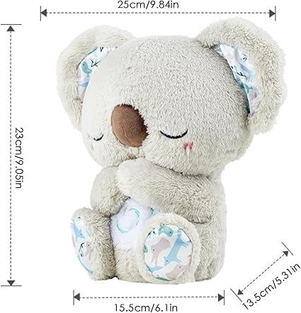 Doudou koala apaisant à battement de cœur intégré