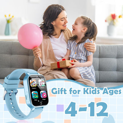 Montre connectée enfant écran tactile caméra HD réveil intégré