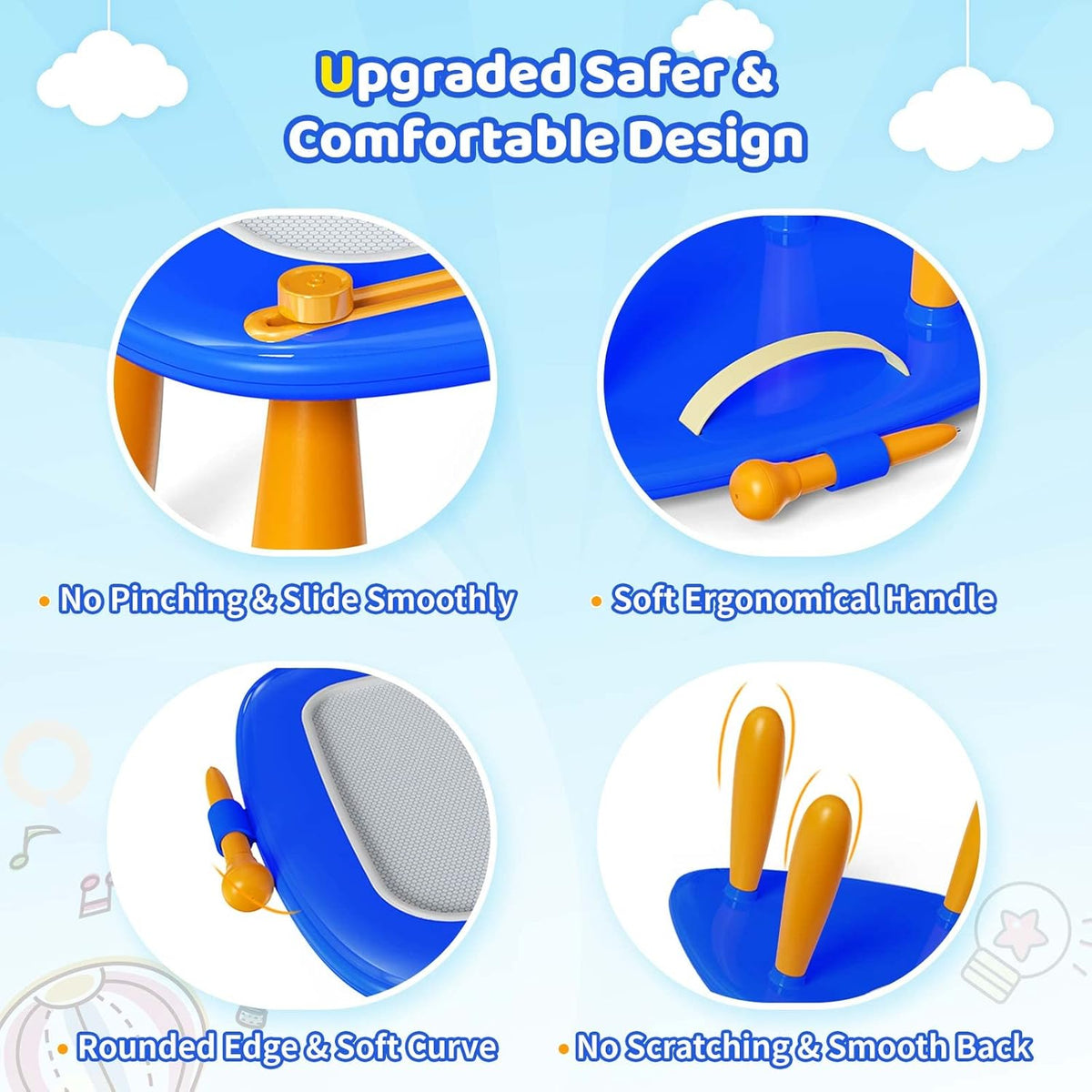 Tableau de dessin magnétique éducatif ardoise pour enfants