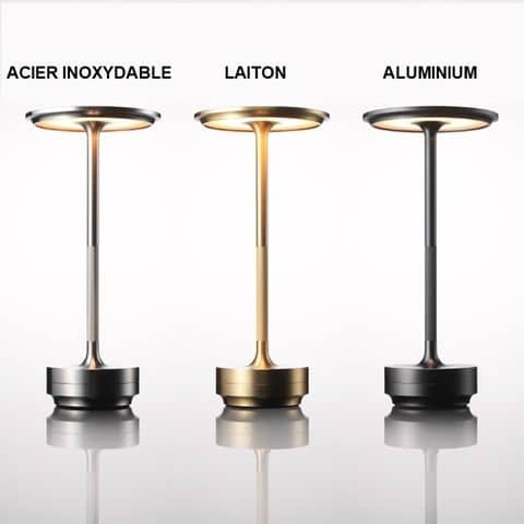 Lampe de table sans fil à intensité réglable portable