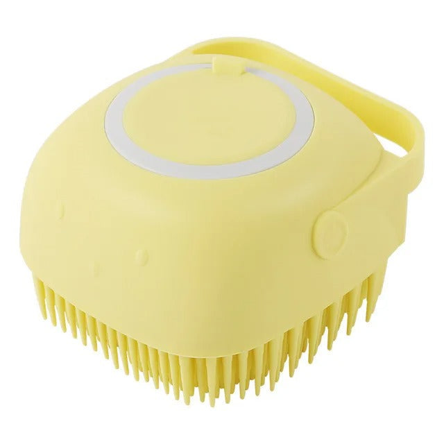 Gant de massage pour animaux en tissu doux