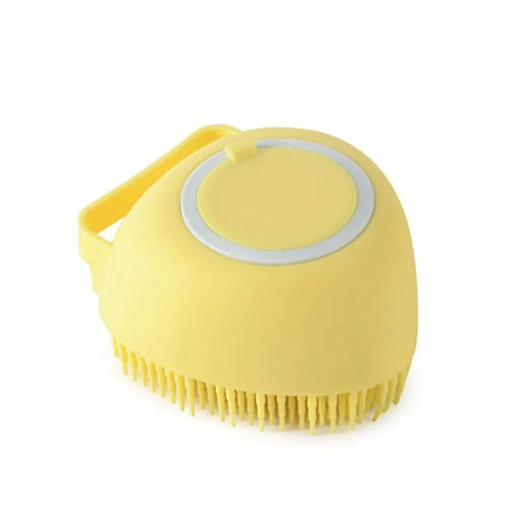 Gant de massage pour animaux en tissu doux