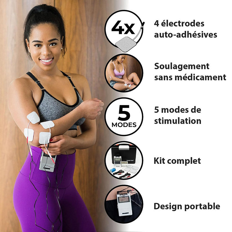 Électrostimulateur musculaire sans fil à soulagement ciblé