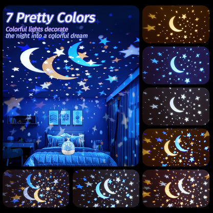 Veilleuse projecteur LED pour chambre d'enfants