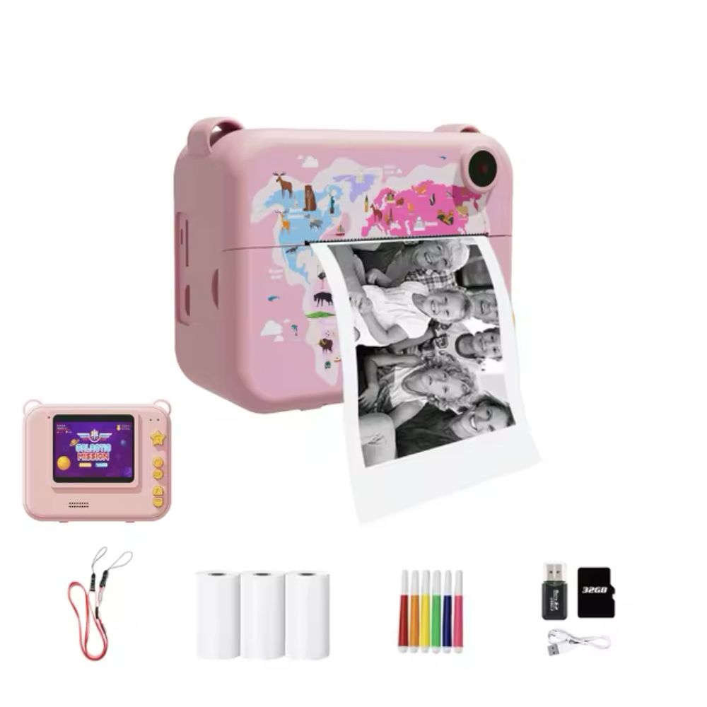 Appareil photo instantané compact pour enfants