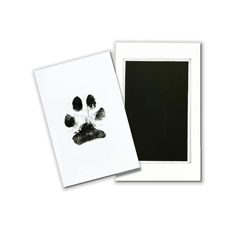 Cadre photo souvenir en bois pour empreinte d'animaux
