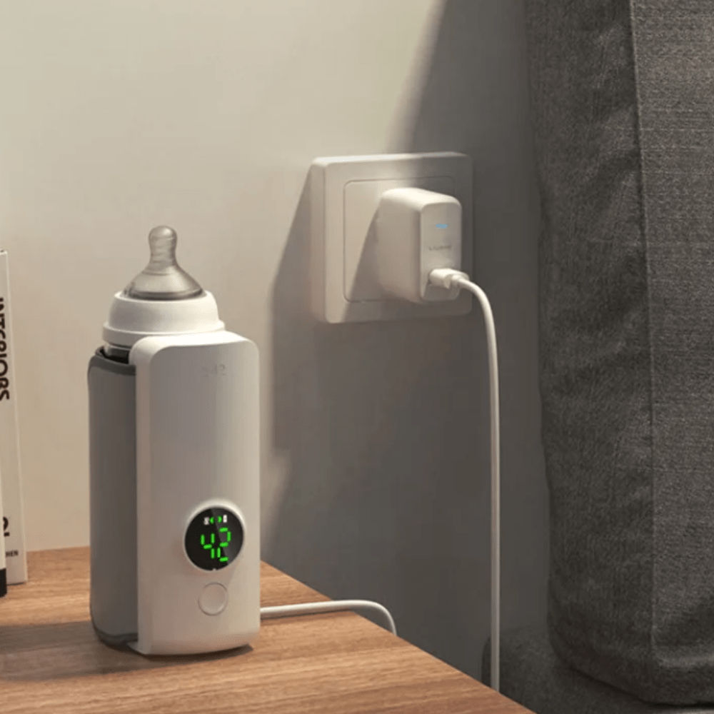 Chauffe-biberon portable électrique compact