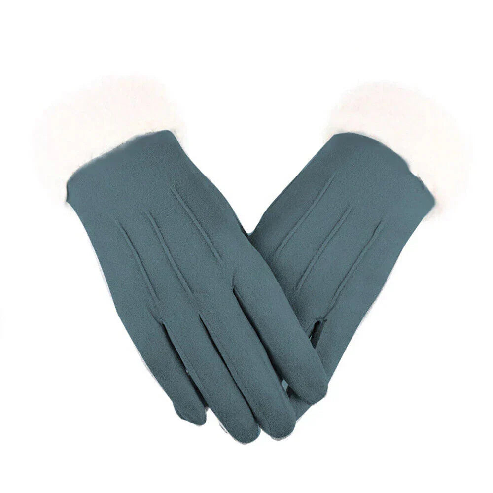 Gants en daim tendance au design moderne