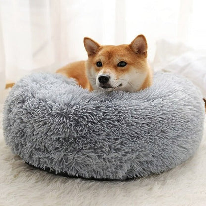 Coussin apaisant déhoussable pour chien et panier lit