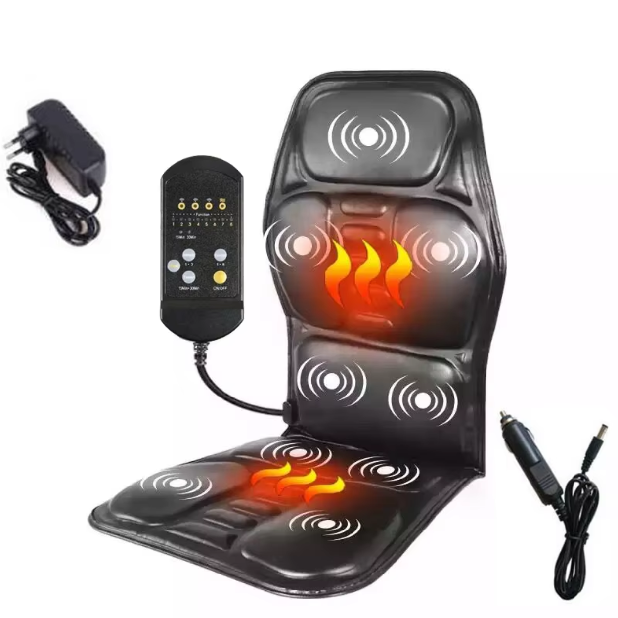 Coussin de Massage Shiatsu Chauffant avec 8 Modes
