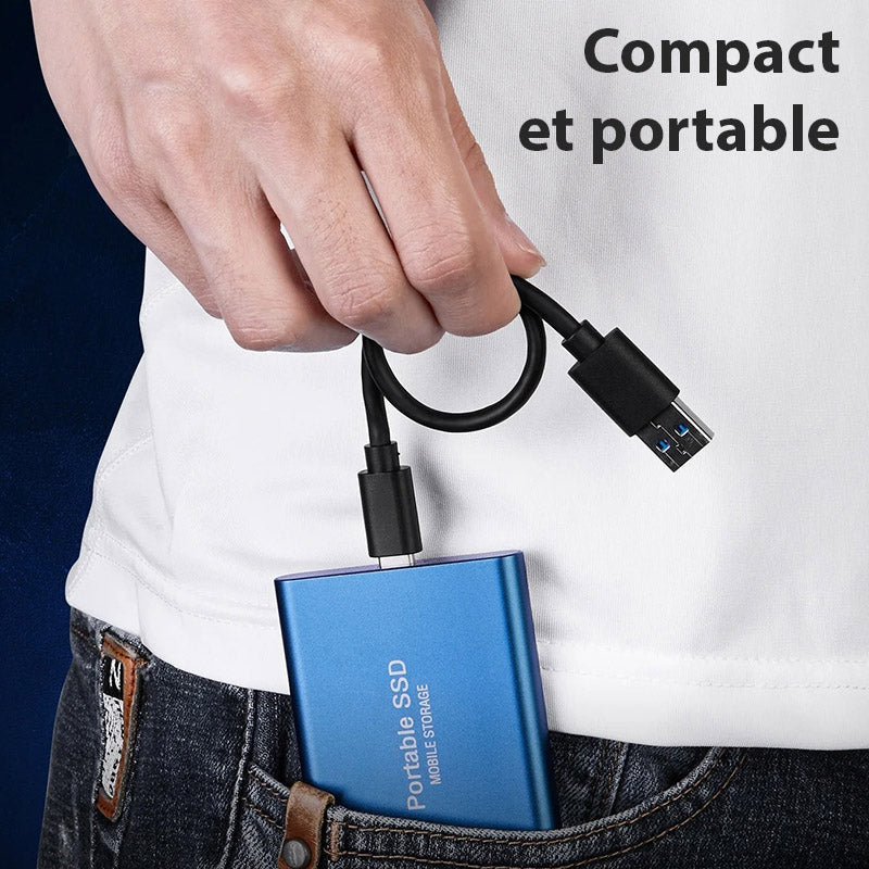 Disque Dur Externe Rapide et Compact - Stockage Portable de Grande Capacité