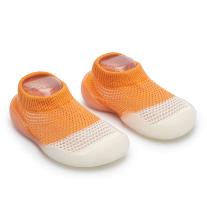 Chaussures antidérapantes légères bicolores pour bébé