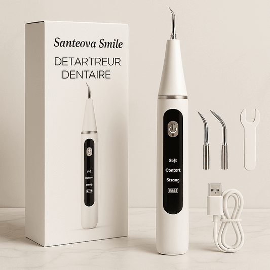 Dentapulse™ – Détartreur Dentaire Ultrason pour Plaque & Tartre à Domicile