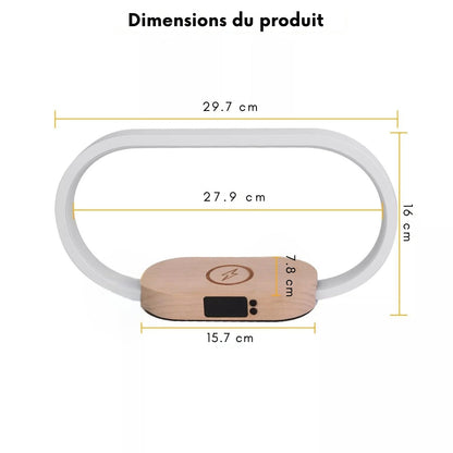 Montre connectée élégante avec chargeur sans fil intégré