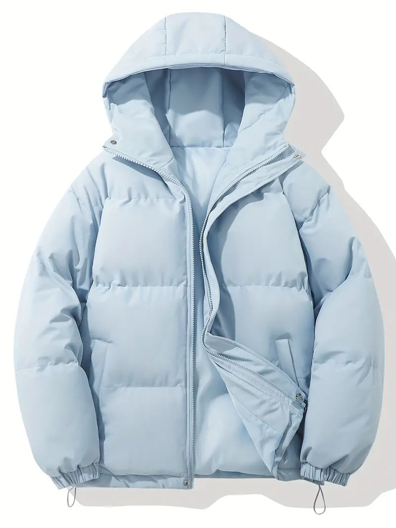 Veste d'hiver matelassée classique à capuche