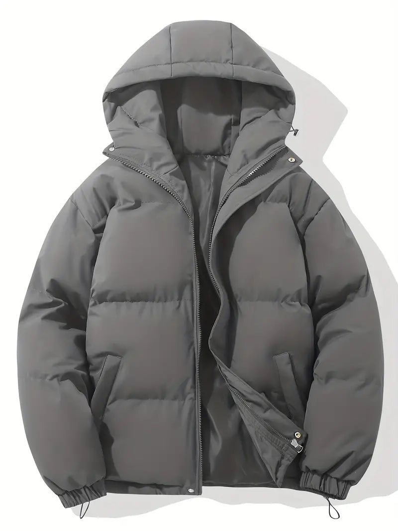 Veste d'hiver matelassée classique à capuche