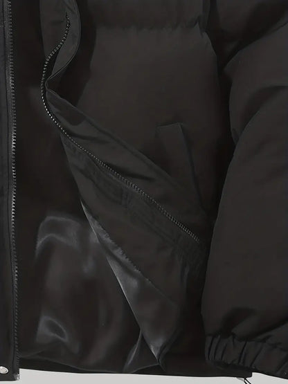 Veste d'hiver matelassée classique à capuche
