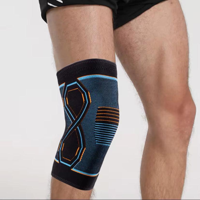 Genouillères de compression sportives en tissu respirant