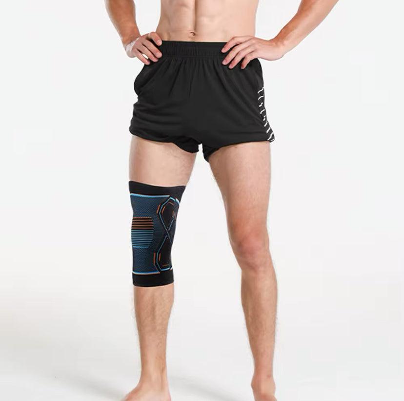 Genouillères de compression sportives en tissu respirant