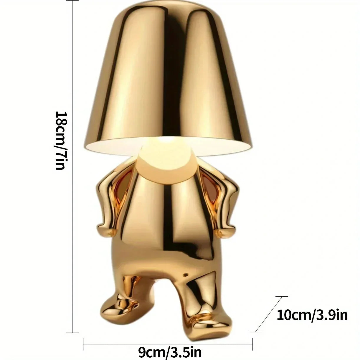 Lampe de Table Élégante en Or