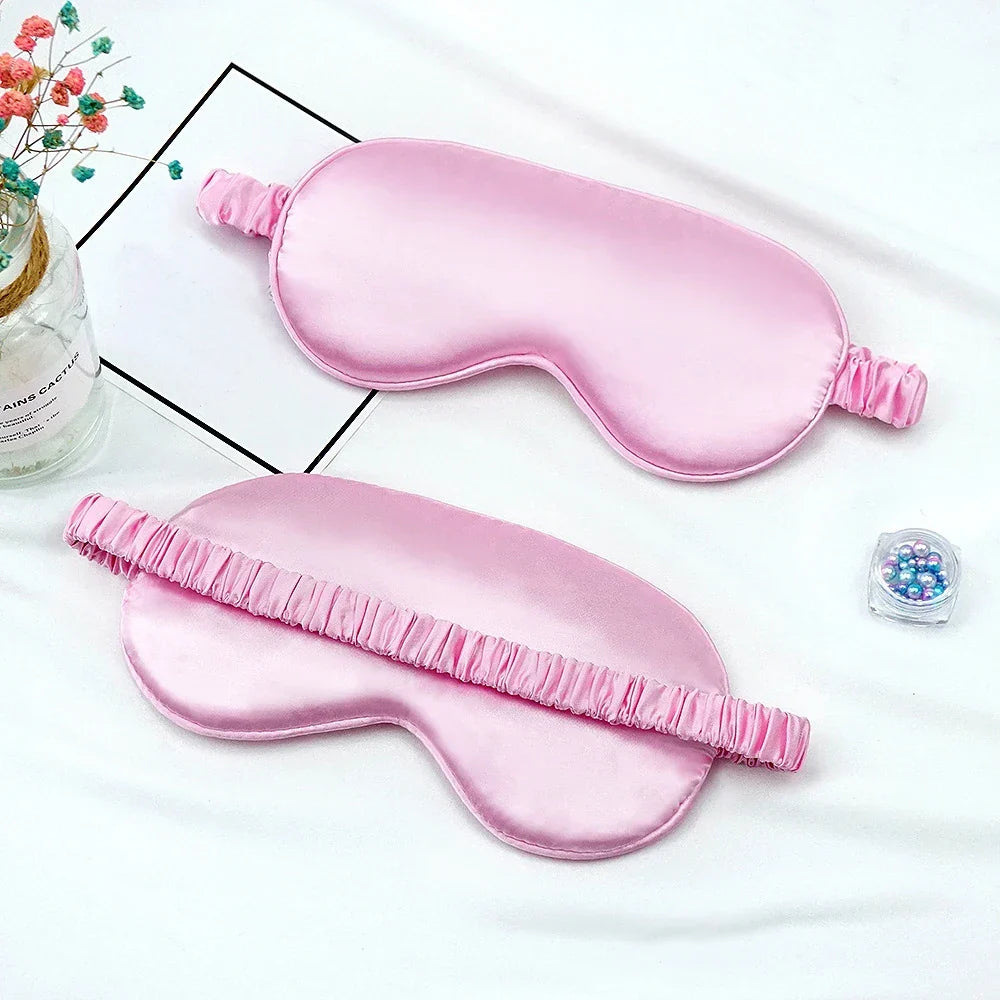 Masque de sommeil doux imitation soie confortable