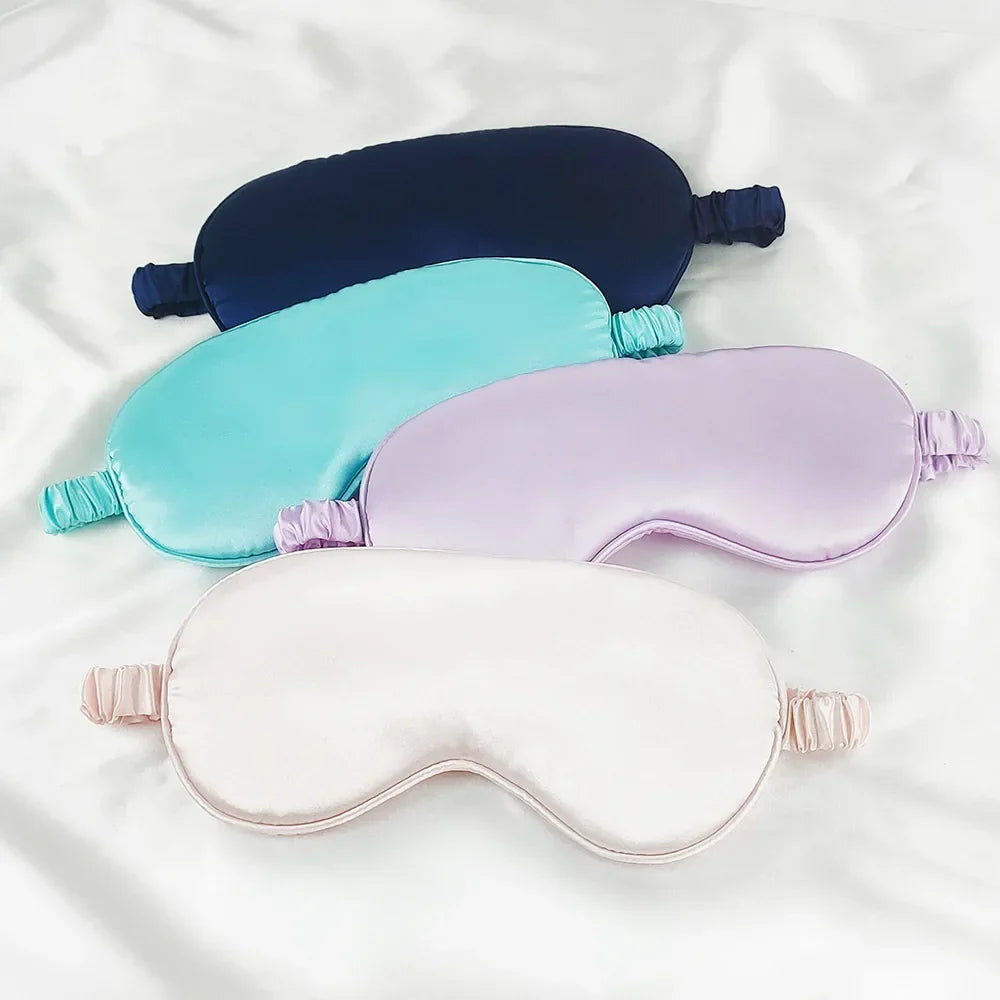 Masque de sommeil doux imitation soie confortable